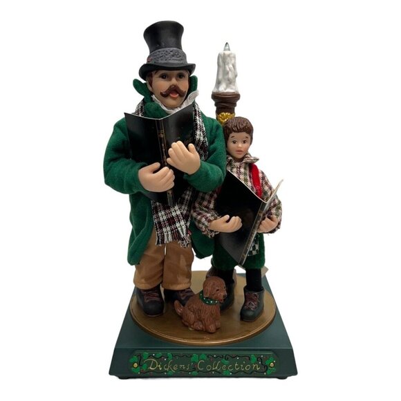 Holiday Creations Dickens Collection Musical Caroler Figure Illuminated Musical - Picture 7 of 16